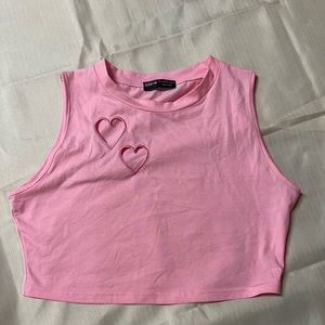 Super Cute Pink Crop